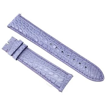 Hadley Roma | 21 MM Light Purple Alligator Leather Strap,商家Jomashop,价格¥164