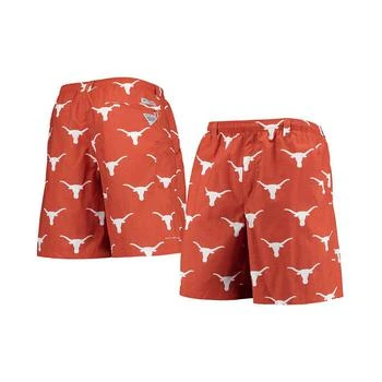 Columbia | Men's Texas Orange Texas Longhorns Backcast II Omni-Shade Hybrid Shorts 独家减免邮费
