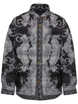 范思哲男装是什么牌子, Versace | Baroque Print Tech Puffer Jacket商品图片 额外8折, 额外八折