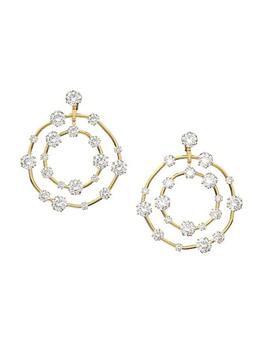 推荐Constella Swarovski Crystal Goldtone Clip-On Drop Earrings商品