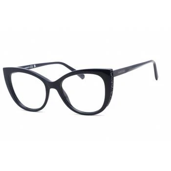 Swarovski | Swarovski Women's Eyeglasses - Full Rim Cat Eye Shiny Blue Plastic Frame | SK5291 090,商家My Gift Stop,价格¥322