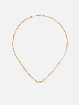 商品Zoe Chicco | Pave Diamond Graduated Curb Chain Necklace,商家elysewalker,价格¥29908图片