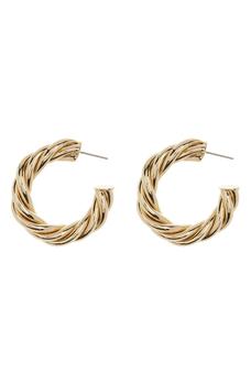 Vince Camuto, Vince Camuto | Chunky Rope Hoop Earrings商品图片 4.1折