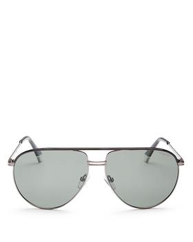 Polaroid | Men's Brow Bar Aviator Sunglasses, 61mm商品图片,