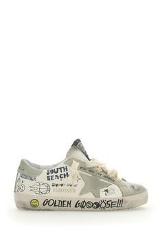 Golden Goose | Golden Goose Kids Super-Star Lace-Up Sneakers商品图片,5.7折