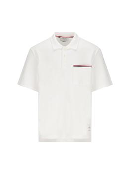 Thom Browne | Thom Browne RWB Pocket Trim Polo Shirt商品图片,4.4折起