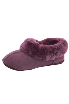 Vicenzo Leather包包, Eastern Counties Leather | Eastern Counties Leather Womens/Ladies Full Sheepskin Turn Slippers (Plum)商品图片 8折