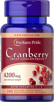 商品蔓越莓浓缩胶囊 呵护女性 4200mg 100粒/瓶图片