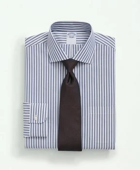 Brooks Brothers | Stretch Supima® Cotton Non-Iron Poplin English Spread Collar, Striped Dress Shirt,商家Brooks Brothers,价格¥873