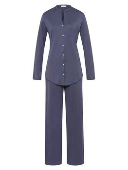 Hanro | 2-Piece Button-Front Long Pajama Set 