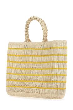 推荐Two-tone straw Barbados shopping bag商品