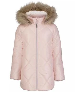 Calvin Klein | Big Girls Diamond Quilt Puffer Jacket,商家Macy's,价格¥359