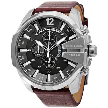 diesel手表, Diesel | Mega Chief Chronograph Grey Dial Mens Watch DZ4290商品图片 5.1折