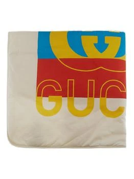Gucci Kids Logo Printed Blanket