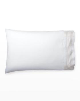 商品Ralph Lauren | Organic Handkerchief Embroidery King Sham,商家Neiman Marcus,价格¥1339图片