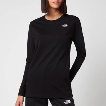 The North Face | The North Face Women's Simple Dome Long Sleeve T-Shirt - TNF Black商品图片,7.1折