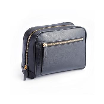 ROYCE New York, ROYCE New York | Pebbled Toiletry Bag with Front Zipper Compartment商品图片 