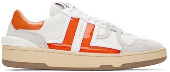 浪凡男鞋, Lanvin | Orange & White Clay Sneakers商品图片 额外8.5折, 额外八五折
