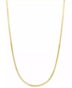 Macy's | Herringbone Link Chain Necklace (3-3/8mm) in 10k Gold, 16" + 2" extender,商家Macy's,价格¥3412