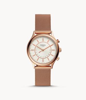 推荐Fossil Hybrid Smartwatch Modern Sophisticate Rose Gold Stainless Steel商品