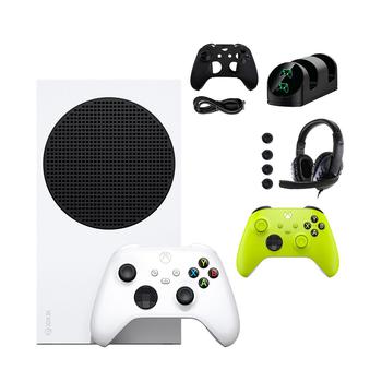 商品Xbox | Series S Console with Extra Green Controller Accessories Kit,商家Macy's,价格¥3040图片
