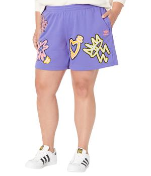 美国adidas plus, Adidas | Plus Size Love Unites French Terry Shorts商品图片 3.6折