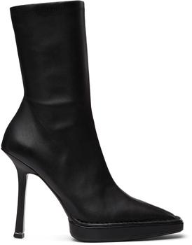 亚历山大王鞋, Alexander Wang | Black Bardot Platform Boots商品图片 