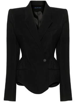 推荐MUGLER - Wool Blend Tailored Jacket商品