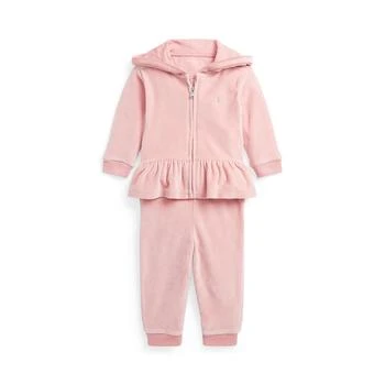 Ralph Lauren | Velour Hoodie & Jogger Pants Set (Infant),商家Zappos,价格¥231