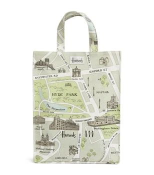 Harrods | Medium West End Map Shopper Bag 