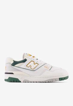 推荐550 Low-Top Sneakers in White with Nightwatch Green and Gray商品