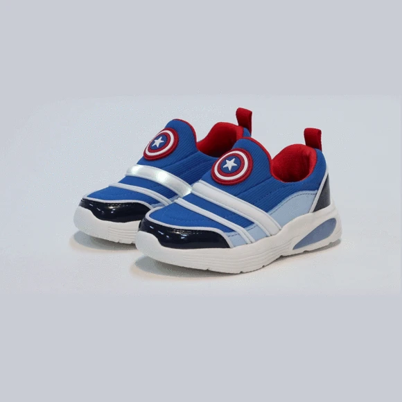 推荐【Brilliant|包邮包税】HAWKINS LIGHTNING SNEAKER 儿童  运动鞋 SNEAKERS  HK89505 MARVEL CAPTAIN AMERICA BLUE商品