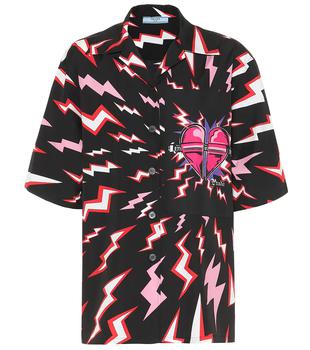 Prada | Printed cotton shirt商品图片,