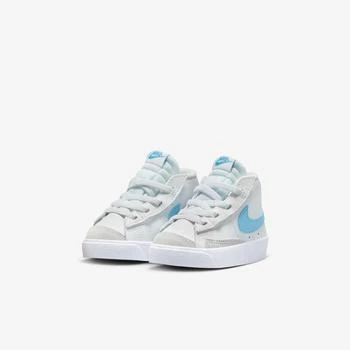 NIKE | Blazer Mid '77 DA4088-114 Sneakers Toddlers White Blue Leather Casual Shoes,商家Premium Outlets,价格¥313