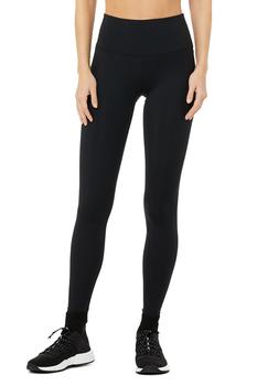 salamon瑜伽, Alo | High-Waist Rise Legging - Black商品图片 7折