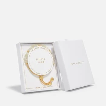 Joma Jewellery | Joma Jewellery Manifestones White Jade Luck & Prosperity Gold-Plated Bracelet,商家MyBag,价格¥227