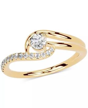 Macy's | Diamond Engagement Ring (1/4 ct. t.w.) in 14k Yellow Gold,商家Macy's,价格¥5334