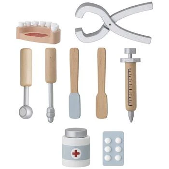 The Hut | Bloomingville MINI Play Set Dentist Multi-Color - Set of 9 8折