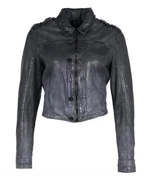 Mauritius | Faira Leather Jacket In Black,商家Premium Outlets,价格¥1269