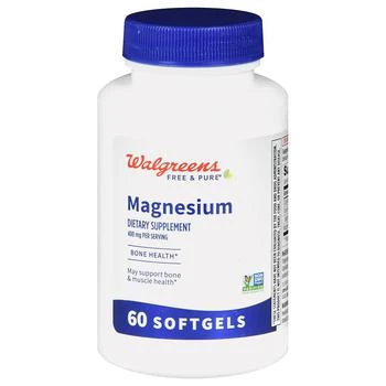 Walgreens | Magnesium 400 mg Softgels,商家Walgreens,价格¥134