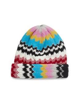 推荐Zigzag Wool Blend Beanie商品