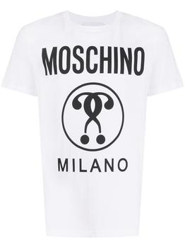Moschino | Moschino Men's White Cotton T-Shirt商品图片,
