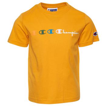 推荐Champion CCC Vintage Script Horizontal T-Shirt - Boys' Preschool商品