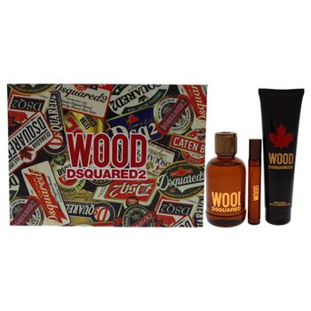 商品DSQUARED2 | Wood by Dsquared2 for Men 3 Pc Gift Set 3.4oz EDT Spray,商家Jomashop,价格¥263图片