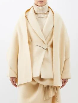 推荐Azzedina tailored wool-blend jacket商品