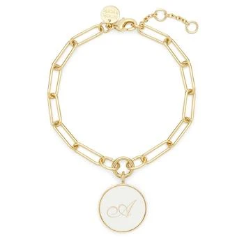 brook & york | 14K Gold Plated Callie Enamel Initial Bracelet,商家Macy's,价格¥771