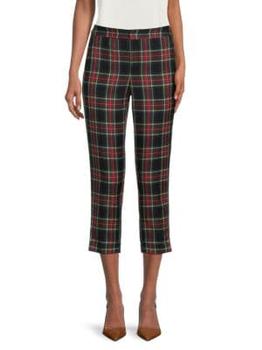 Tommy Hilfiger | Plaid Cropped Pants商品图片,5.6折, 满$150享7.5折, 满折