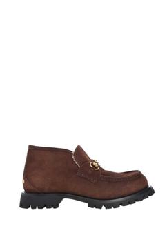 Gucci | Shearling Harald Horsebit Ankle Boots商品图片,5.4折