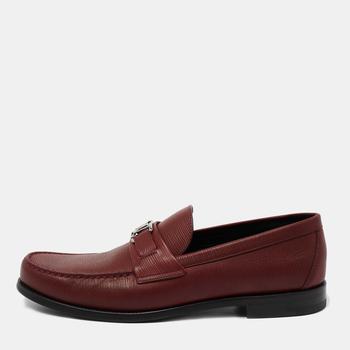 更多路易威登男鞋, [二手商品] Louis Vuitton | Louis Vuitton Burgundy Epi Leather Major Slip On Loafers Size 44商品图片 9.4折, 满1件减$100, 满减