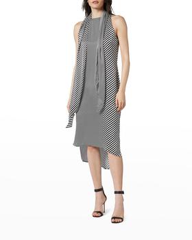 Equipment | Lalasa Striped Sleeveless Dress商品图片,3.4折